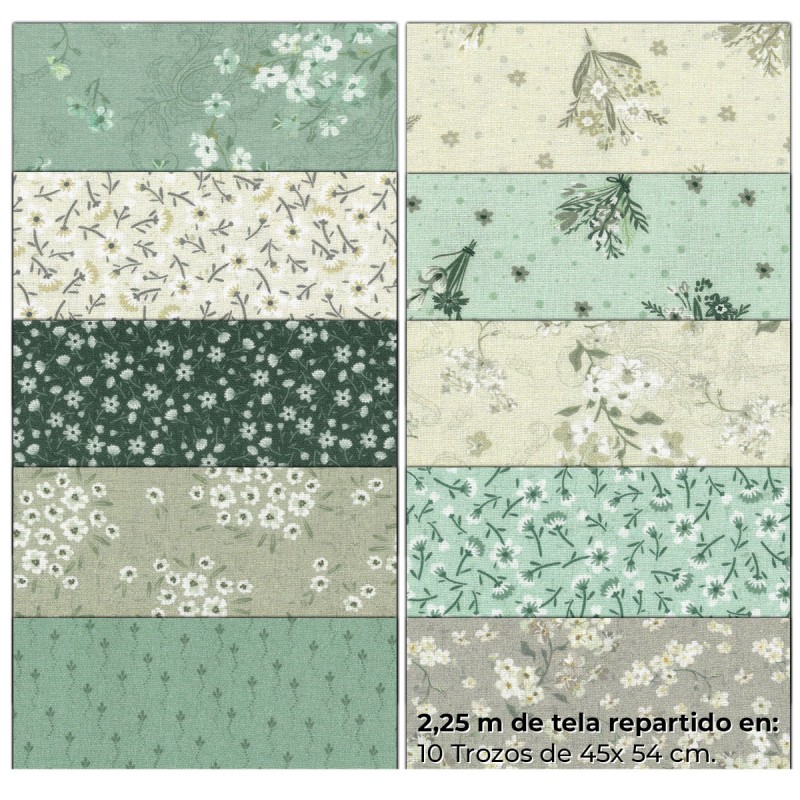 Pack Fat Quarters Petite Meadows