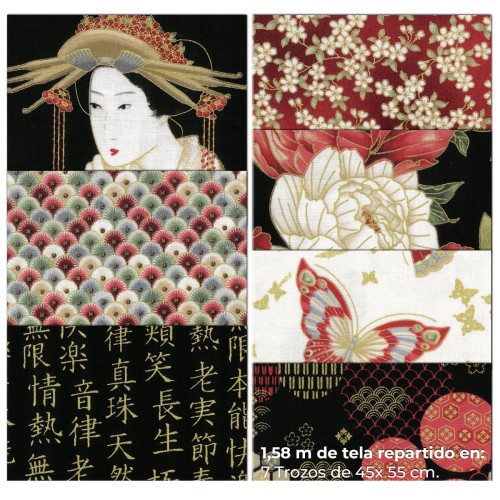 Pack Fat Quarters Kyoto Garden 2