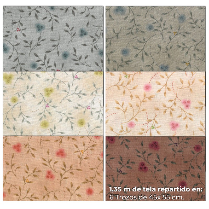 Pack Fat Quarters Patchwork Collection