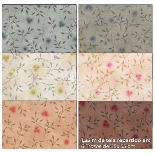 Pack Fat Quarters Patchwork Collection