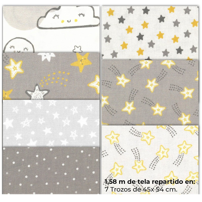 Pack Fat Quarters To the moon & back