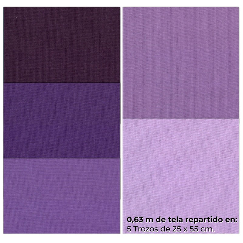 Rollo Fat Eighth - Lisos lilas