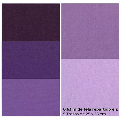 Rollo Fat Eighth - Lisos lilas