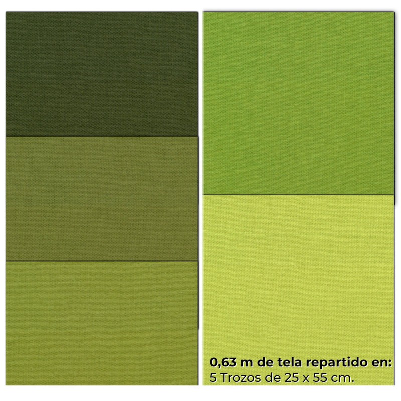 Rollo Fat Eighth - Lisos verde