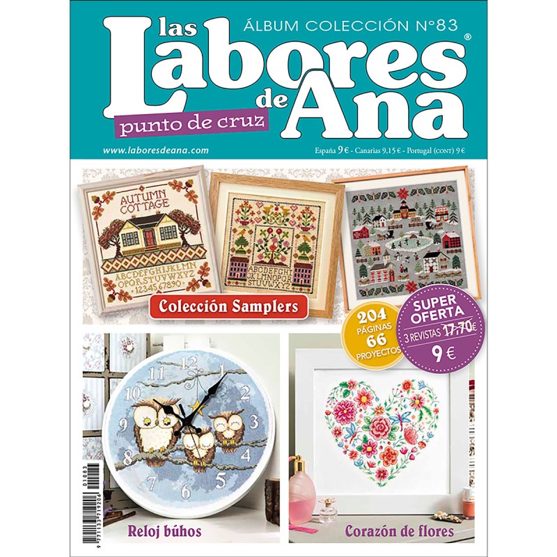 Punto de cruz Álbum revistas Las Labores de Ana nº 83