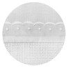 Sábana cuna puntilla blanca