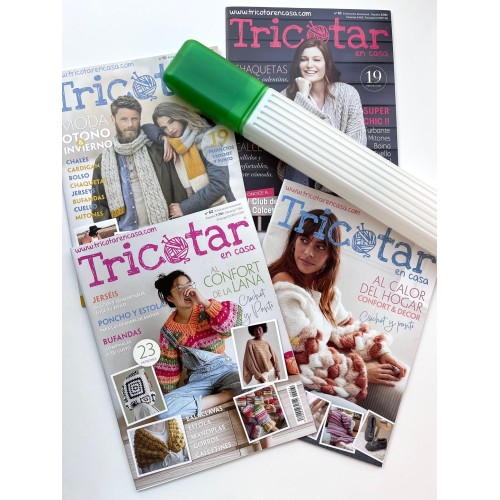 Oferta 4 revistas Tricotar en Casa + Estuche agujas