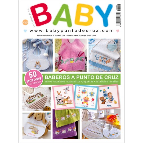 Revista BABEROS  Punto de cruz Baby nº 152