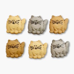 Botones gatitos