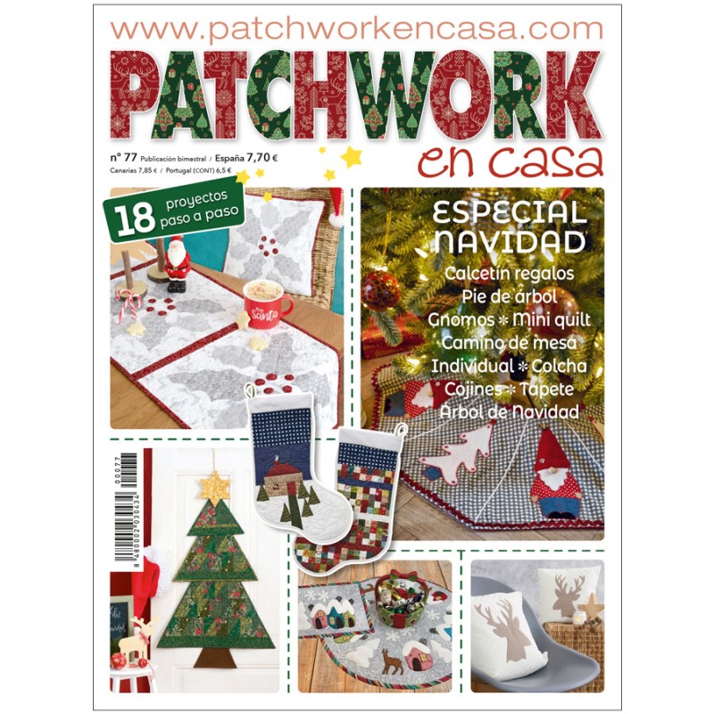 Revista NAVIDAD  Patchwork en Casa nº 77