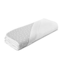 Conjunto Canastilla estrellas gris