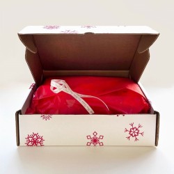 Caja punto de cruz cocina Navidad