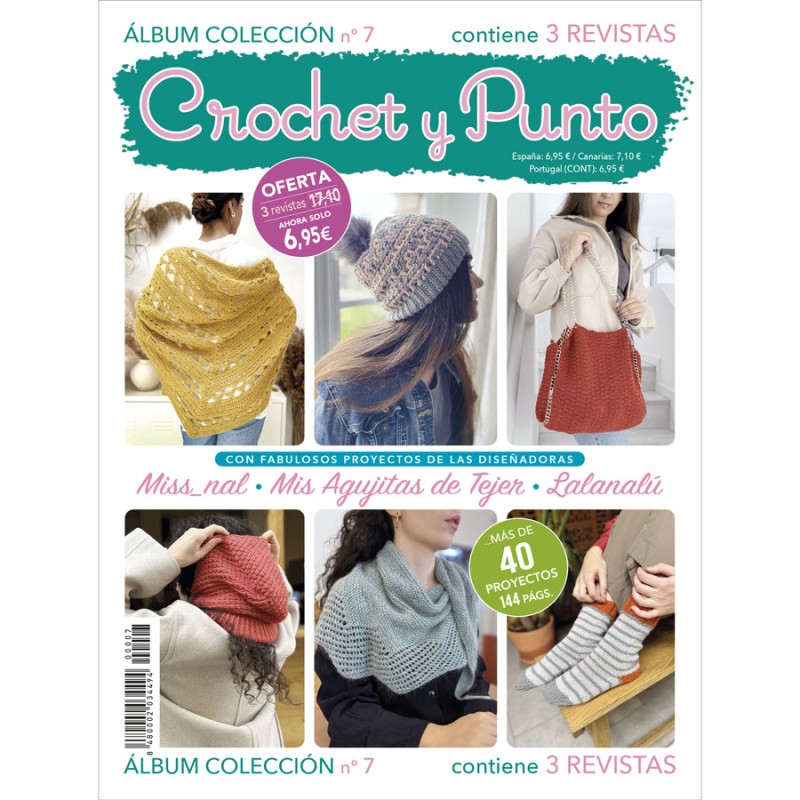 Álbum colección revistas Crochet y Punto nº 7