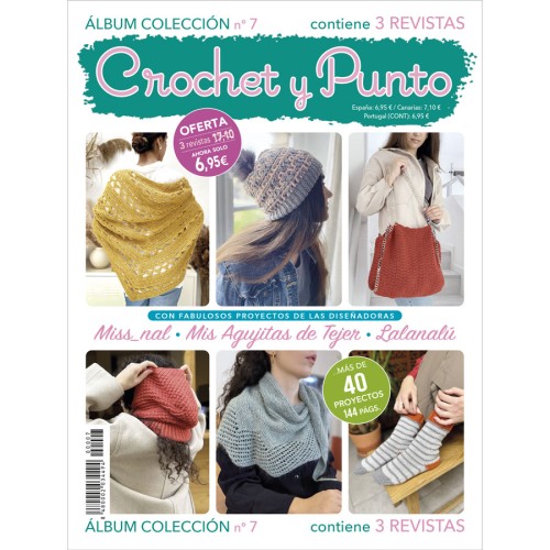 Álbum colección revistas Crochet y Punto nº 7