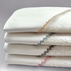 Capas de baño zig zag