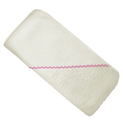 Capa de baño zig zag rosa