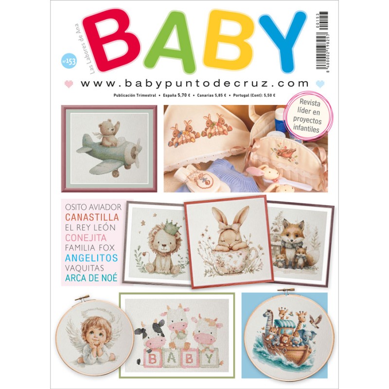Revista Punto de cruz Baby nº 153