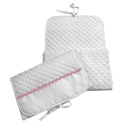 Cambiador zig zag rosa