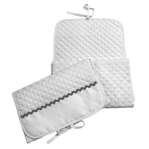 Cambiador zig zag gris