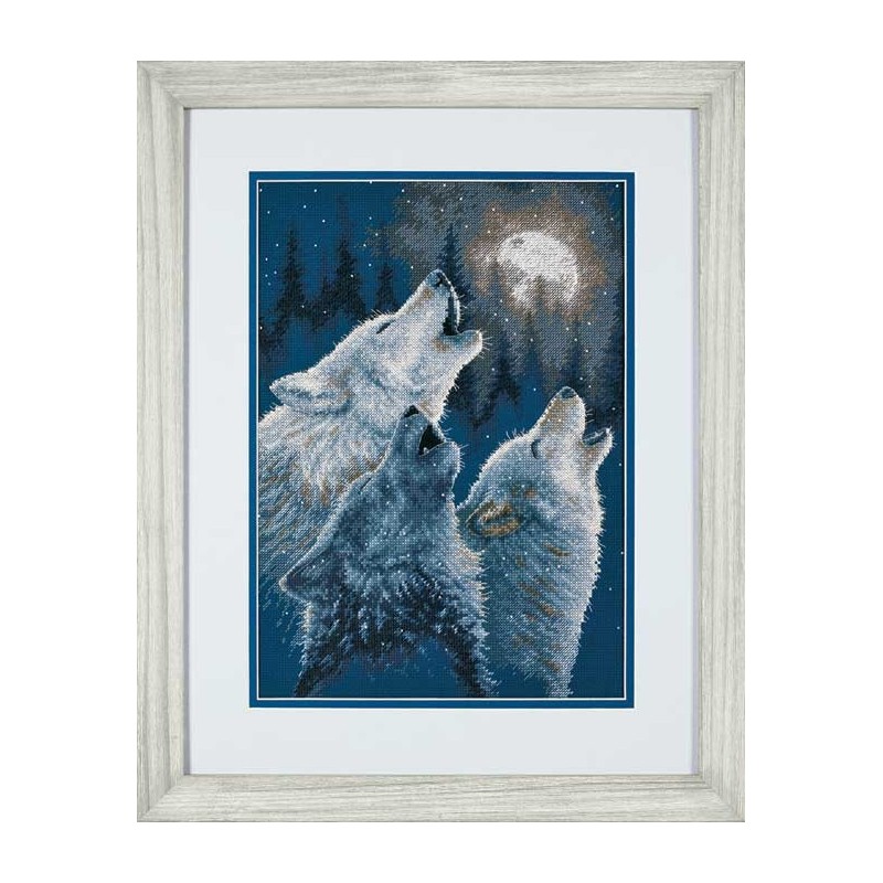 Lobos en la noche