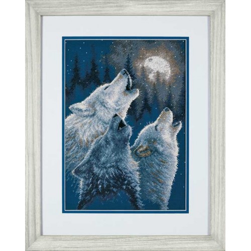 Lobos en la noche