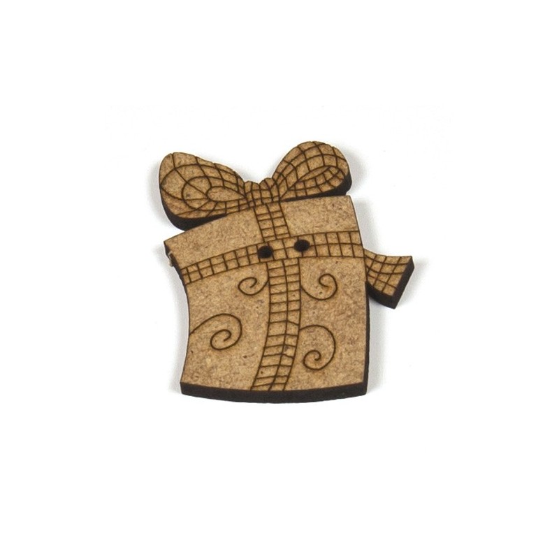 Boton madera regalo