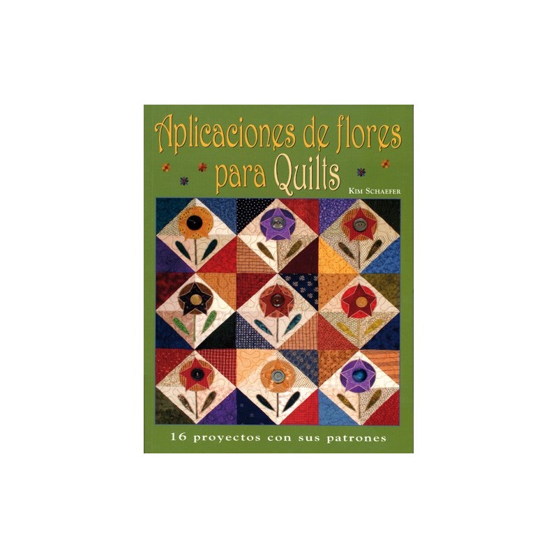 Aplicaciones de flores para quilts