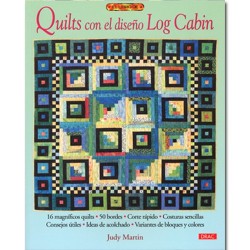 Quilts con el diseño log cabin