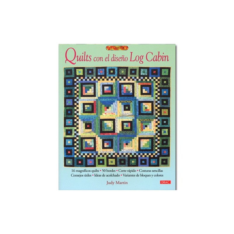 Quilts con el diseño log cabin