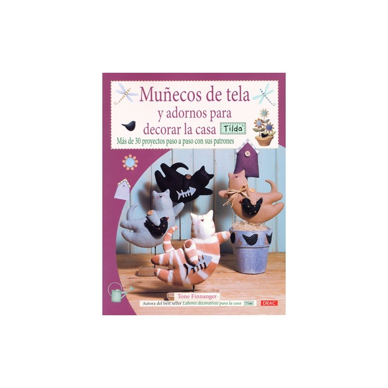 Libro muñecos de tela. adornos para la casa