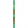 2 agujas bambu de tricotar de 33 cm. grosor 7mm