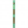 2 agujas bambu de tricotar de 33 cm. grosor 9mm