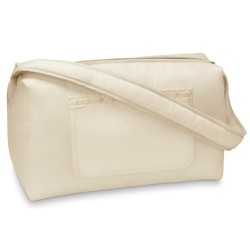 Bolsa canastilla beige con...