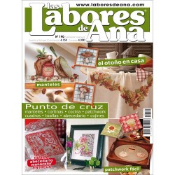 Revista punto de cruz Las Labores de Ana nº 190