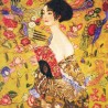 Kit Punto de cruz La dama del abanico de Klimt