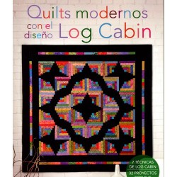 Libro quilts diseños log cabin