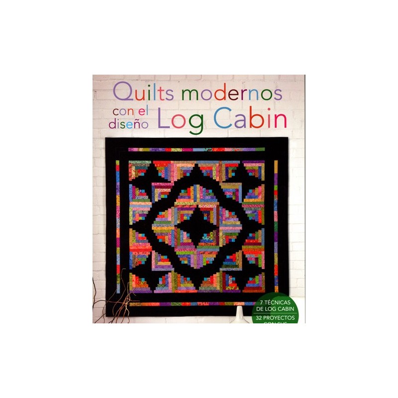 Libro quilts diseños log cabin