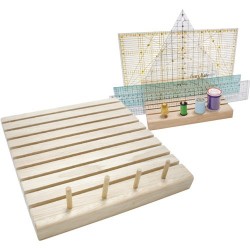 Organizador madera para reglas