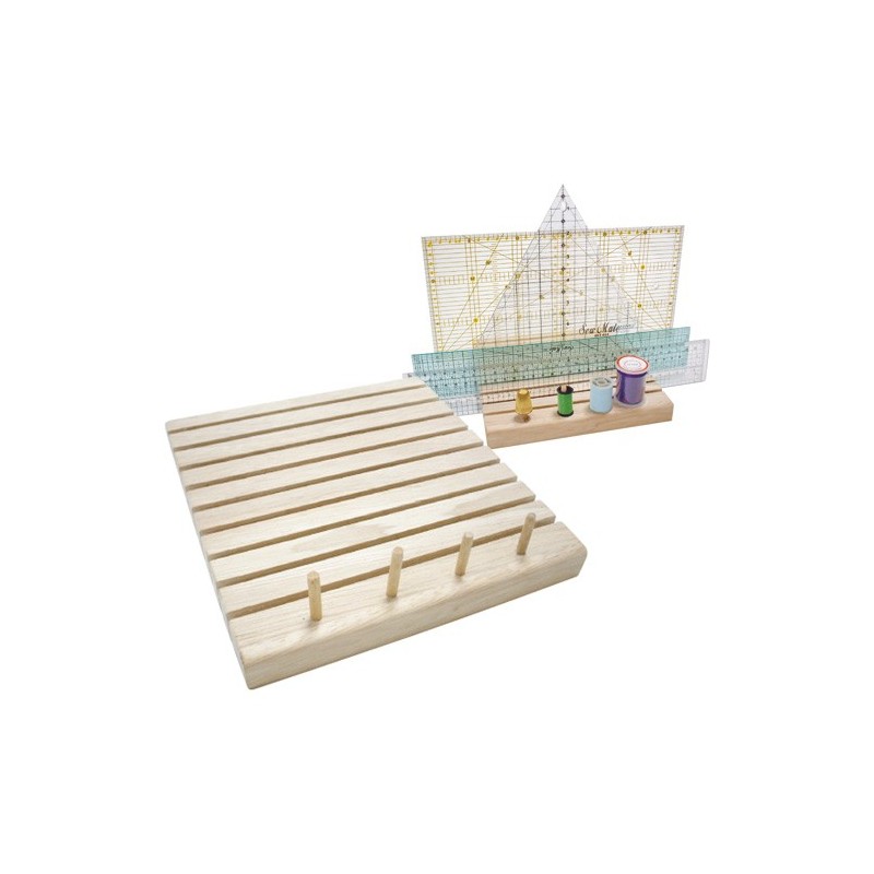Organizador madera para reglas