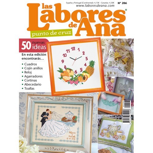 mis revistas de punto de cruz -----labores de ana 