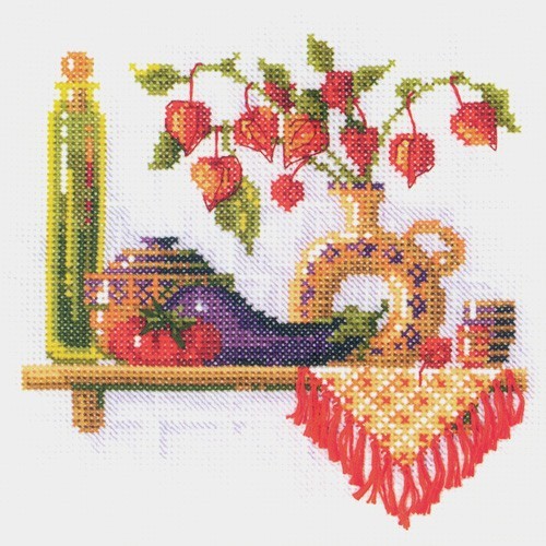 Estantería con pimiento