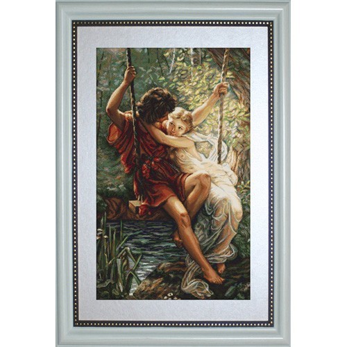 Kit punto de cruz La primavera de Auguste Cot