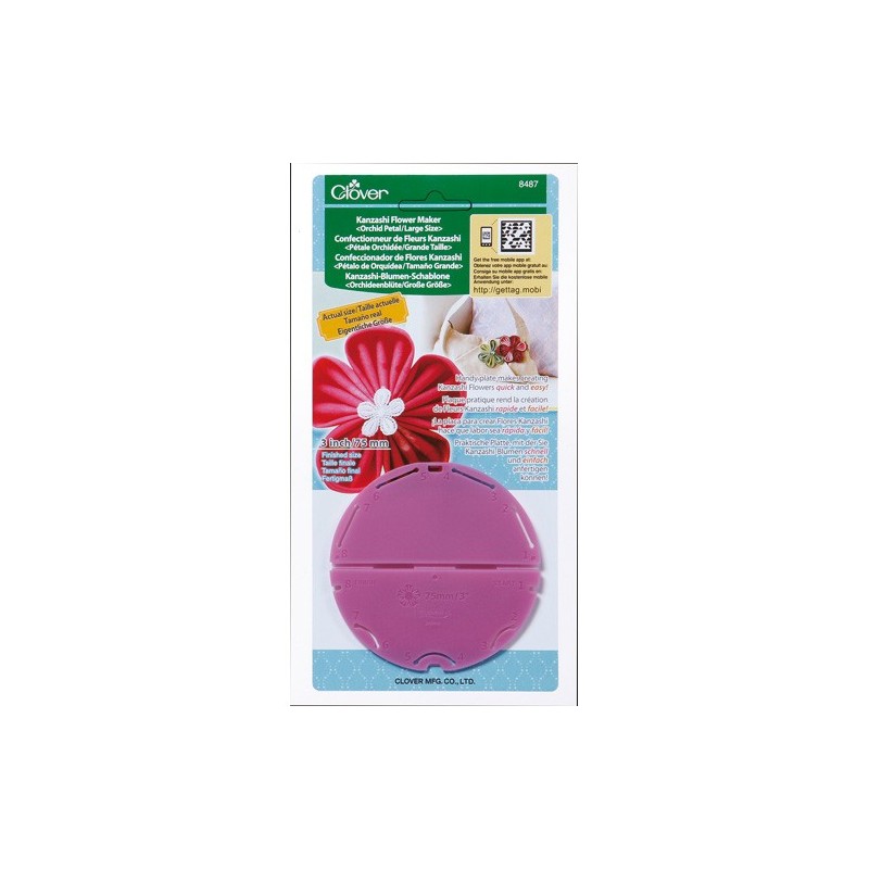 Molde yoyo petalo de orquidea