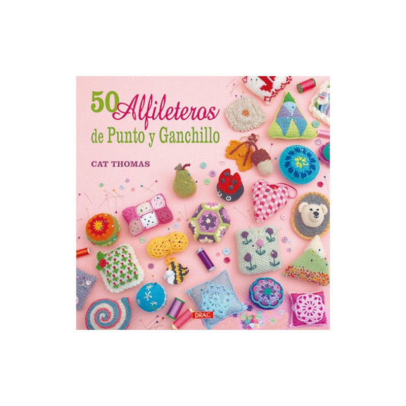 50 alfileteros de punto y ganchillo