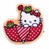 Alfombra hello kitty con paraguas